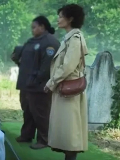 Thandiwe Newton Wednesday S02 Beige Trench Coat