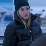 The Åre Murders Carla Sehn Black Puffer Jacket