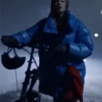 The Åre Murders Hanna Ahlander Blue Puffer Jacket