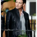The Blame Di Emma Crane Black Leather Jacket