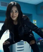 The Boys S03 Kimiko Miyashiro Black Leather Jacket