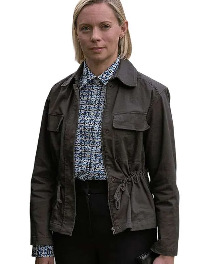 The Chelsea Detective Jess Lombard Grey Jacket The Chelsea Detective Jess Lombard Grey Jacket