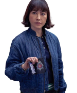 The Chelsea Detective S04 Layla Walsh Quilted Blue Jacket