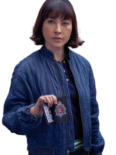 The Chelsea Detective S04 Layla Walsh Quilted Blue Jacket