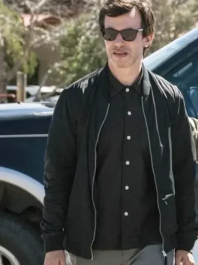 The Curse 2023 Asher Siegel Black Bomber Jacket