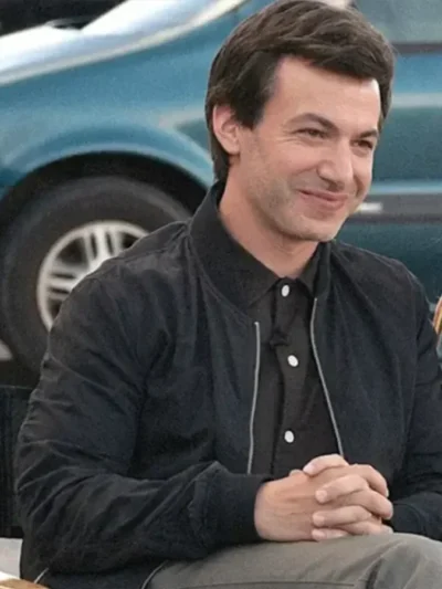 The Curse 2023 Asher Siegel Black Bomber Jacket