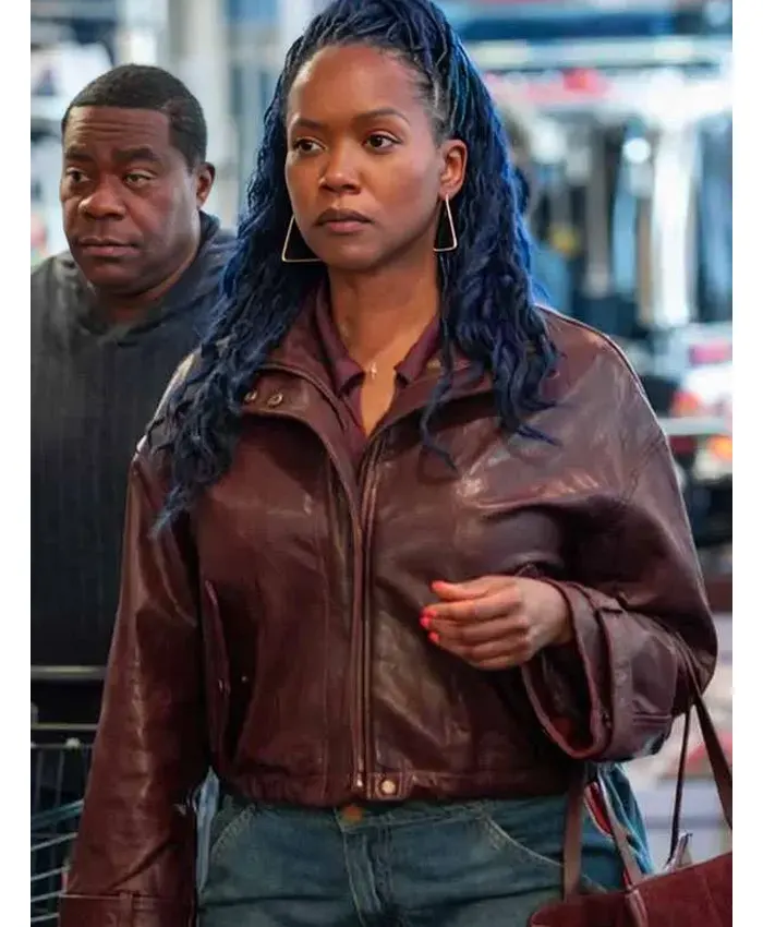 The Fall and Rise of Reggie Dinkins Erika Alexander Leather Jacket The Fall and Rise of Reggie Dinkins Erika Alexander Leather Jacket