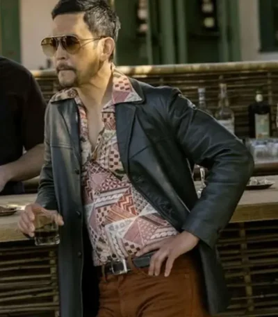 The Gentlemen James Yoon Black Leather Jacket