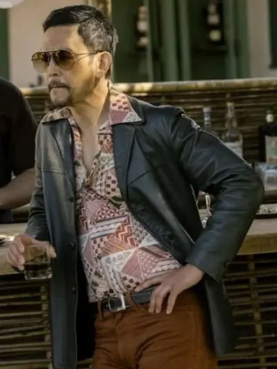 The Gentlemen James Yoon Black Leather Jacket
