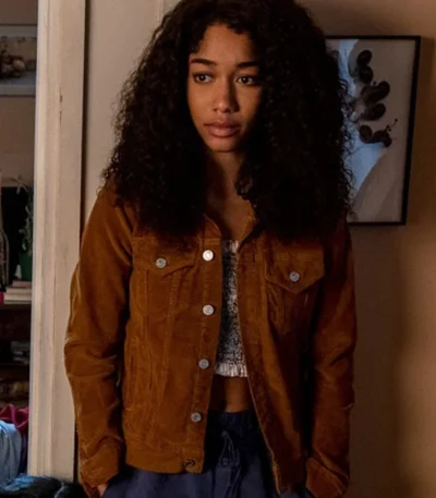 The Midnight Club S01 Annarah Cymone Brown Cotton Jacket