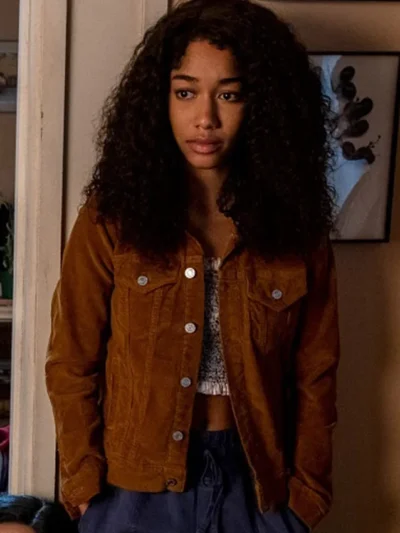 The Midnight Club S01 Annarah Cymone Brown Cotton Jacket