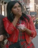 The Mindy Project S02 Mindy Kaling Red Jacket