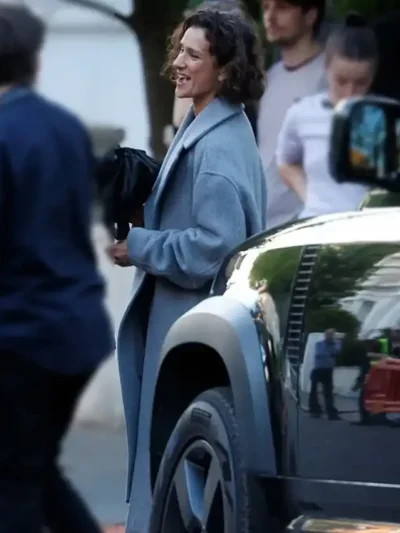 The Night Manager Indira Varma Grey Coat