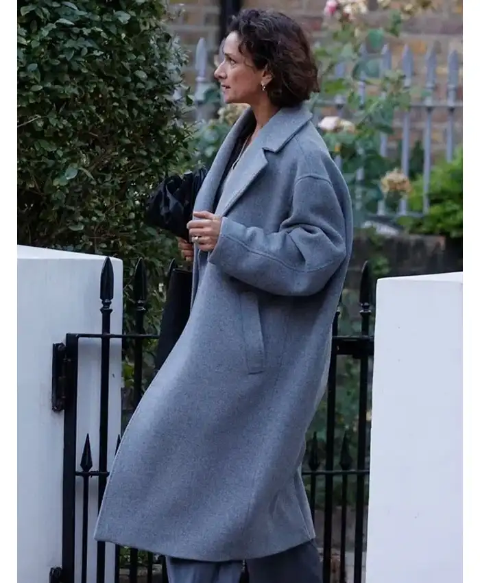 The Night Manager Indira Varma Grey Coat The Night Manager Indira Varma Grey Coat