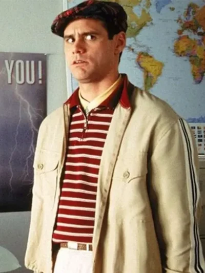 The Truman Show Jim Carrey Cotton Bomber Jacket