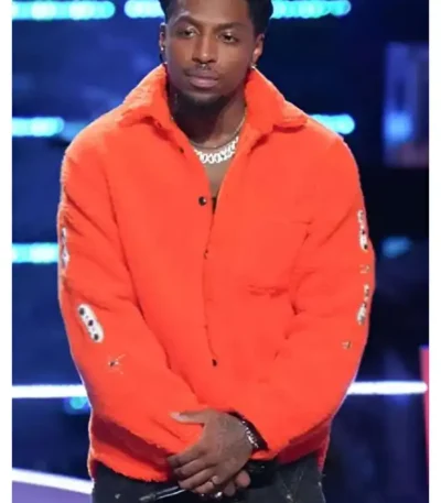 The Voice S27 BDii Orange Sherpa Jacket