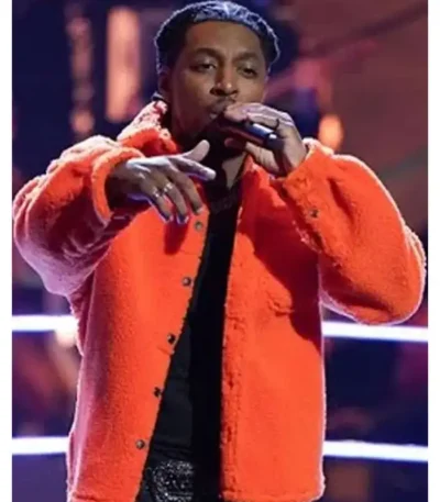The Voice S27 BDii Orange Sherpa Jacket