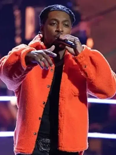 The Voice S27 BDii Orange Sherpa Jacket