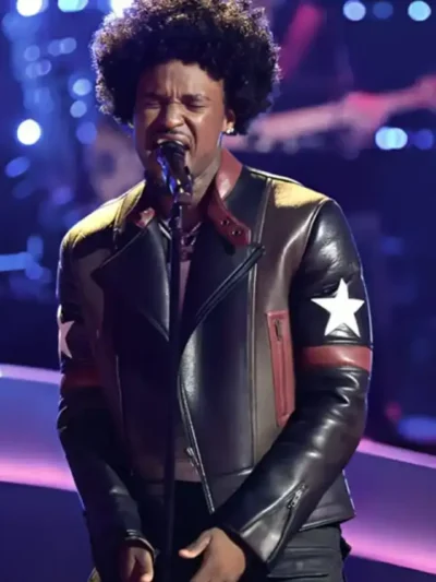 The Voice S28 Kenny Iko Leather Jacket
