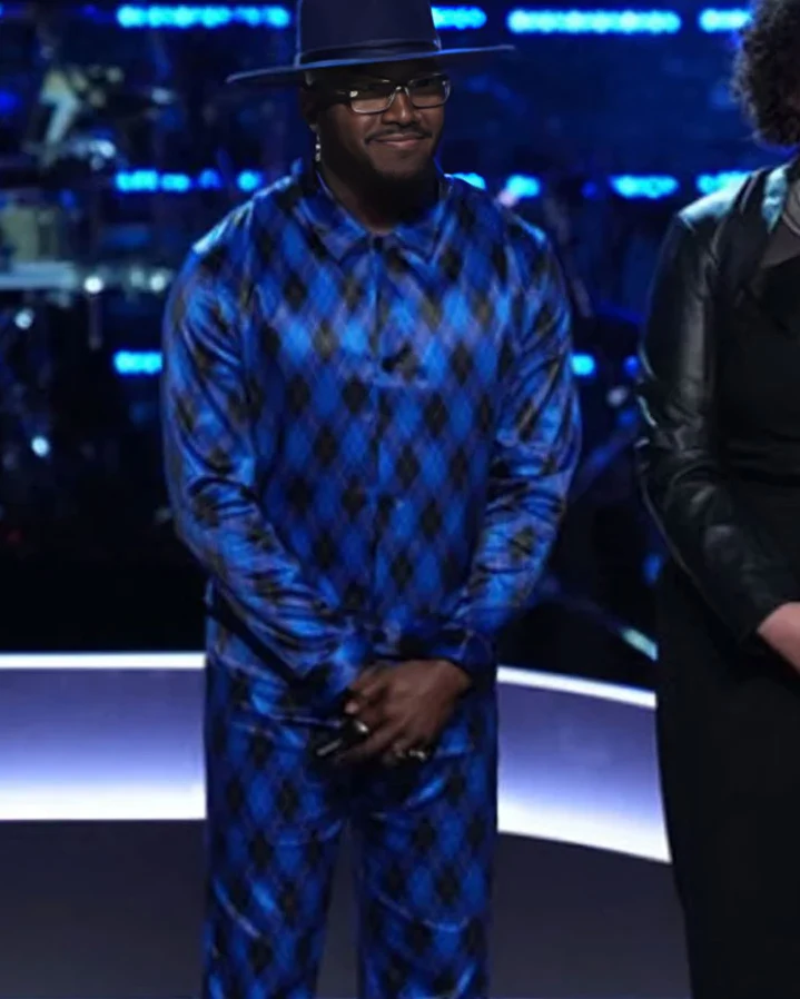 The Voice Season 26 J Paul Argyle Print Suit The Voice Season 26 J Paul Argyle Print Suit