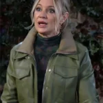 The Young and the Restless Sharon Newman Green Leather Jacket