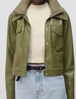 The Young and the Restless Sharon Newman Green Leather Jacket
