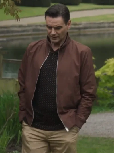 Theo Patterdale Vera S14 Brown Bomber Jacket