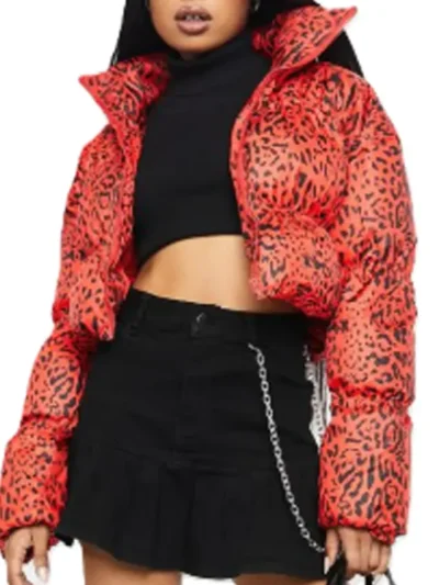 Tiffany Mitchell The Traitor Red Puffer Jacket
