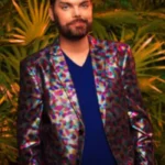 Tim Malcolm 90 Day Hunt For Love S01 Metallic Multicolor Blazer