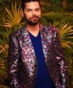 Tim Malcolm 90 Day Hunt For Love S01 Metallic Multicolor Blazer