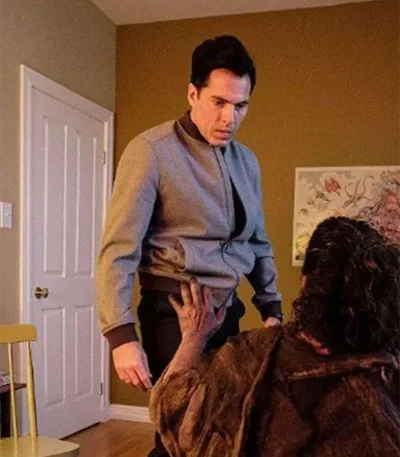 Tim Rozon SurrealEstate Grey Bomber Jacket