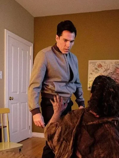 Tim Rozon SurrealEstate Grey Bomber Jacket