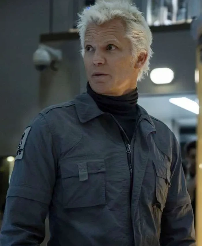 Timothy Olyphant Alien Earth Black Jacket Timothy Olyphant Alien Earth Black Jacket