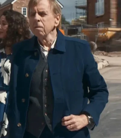 Timothy Spall Death Valley S01 Blue Jacket