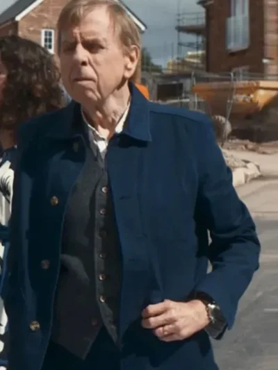 Timothy Spall Death Valley S01 Blue Jacket