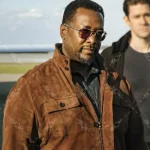 Tom Clancy’s Jack Ryan James Greer Brown Leather Jacket