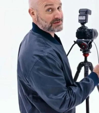 Tom Segura Bad Thoughts S01 Blue Bomber Jacket