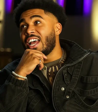 Tommy Brown Hitmakers Black Denim Jacket