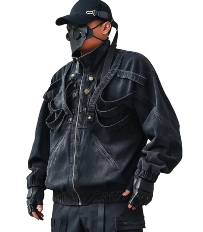 Tommy Brown Hitmakers Black Denim Jacket