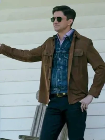 Topher Grace The Waterfront S01 Cotton Jacket
