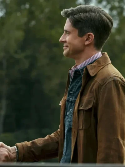 Topher Grace The Waterfront S01 Cotton Jacket