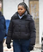Toya Turner Chicago PD S12 Black Puffer Jacket