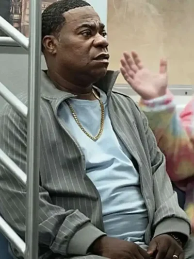 Tracy Morgan Crutch 2025 Grey Jacket