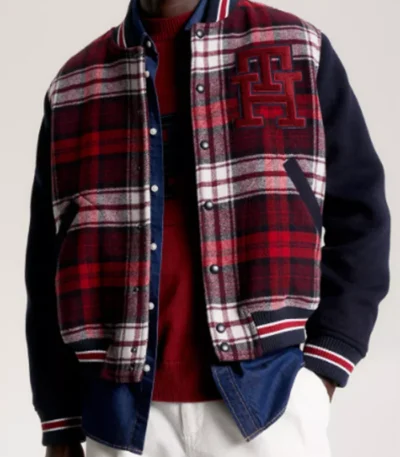 Tristan SkyMed S03 Tartan Bomber Jacket