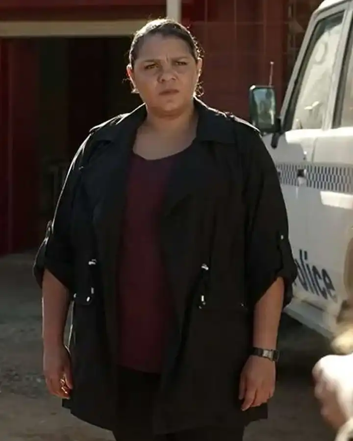True Colours Rarriwuy Hick Black Cotton Jacket True Colours Rarriwuy Hick Black Cotton Jacket
