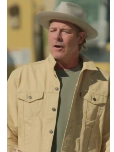 Ty Pennington Rock the Block S06 Cream Denim Jacket