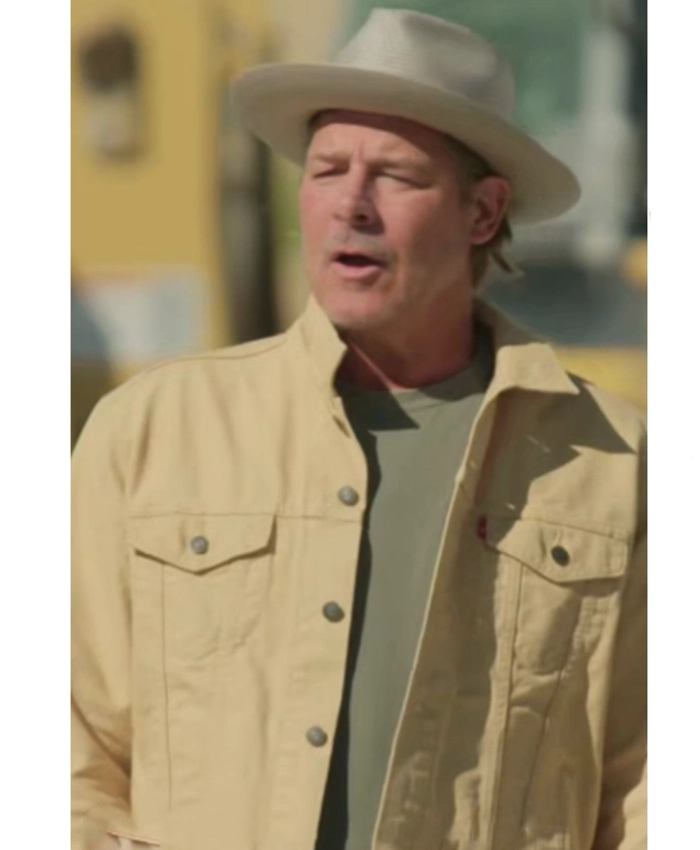 Ty Pennington Rock the Block S06 Cream Denim Jacket Ty Pennington Rock the Block S06 Cream Denim Jacket