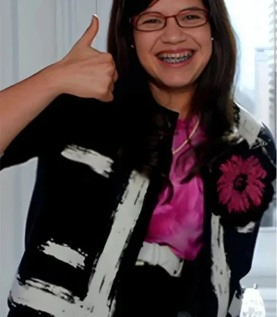 Ugly Betty S04 America Ferrara Black Brush Stroke Jacket