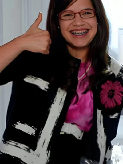 Ugly Betty S04 America Ferrara Black Brush Stroke Jacket