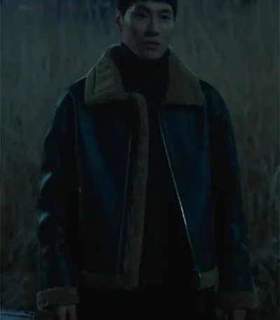 Um Tae-Seong The Trunk Shearling Leather Jacket